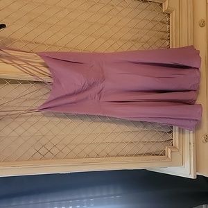 New Liliac criss cross backing dress
